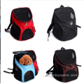 Pet backpack go out portable breathable mesh Oxford